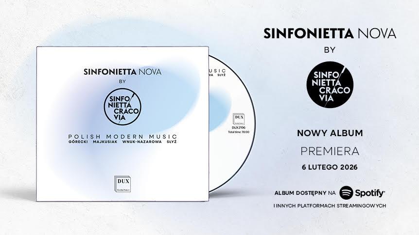 Nowy album DUX | Sinfonietta Nova by Sinfonietta Cracovia