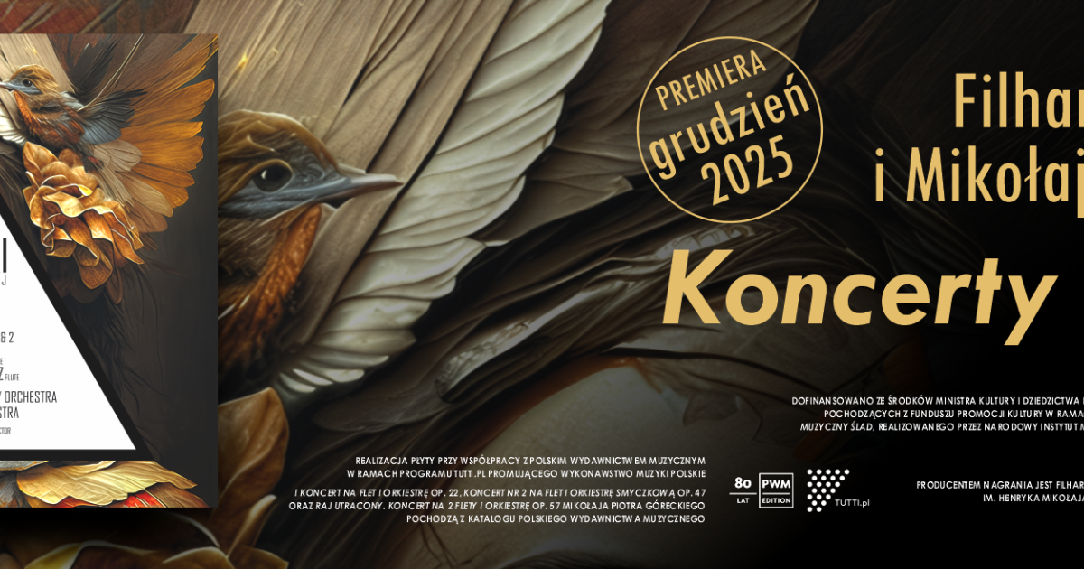 Nowe wydawnictwo Filharmonii Śląskiej: komplet koncertów fletowych Mikołaja Piotra Góreckiego