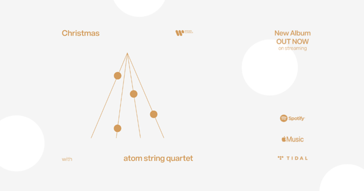 Premiera świątecznego albumu ATOM STRING QUARTET