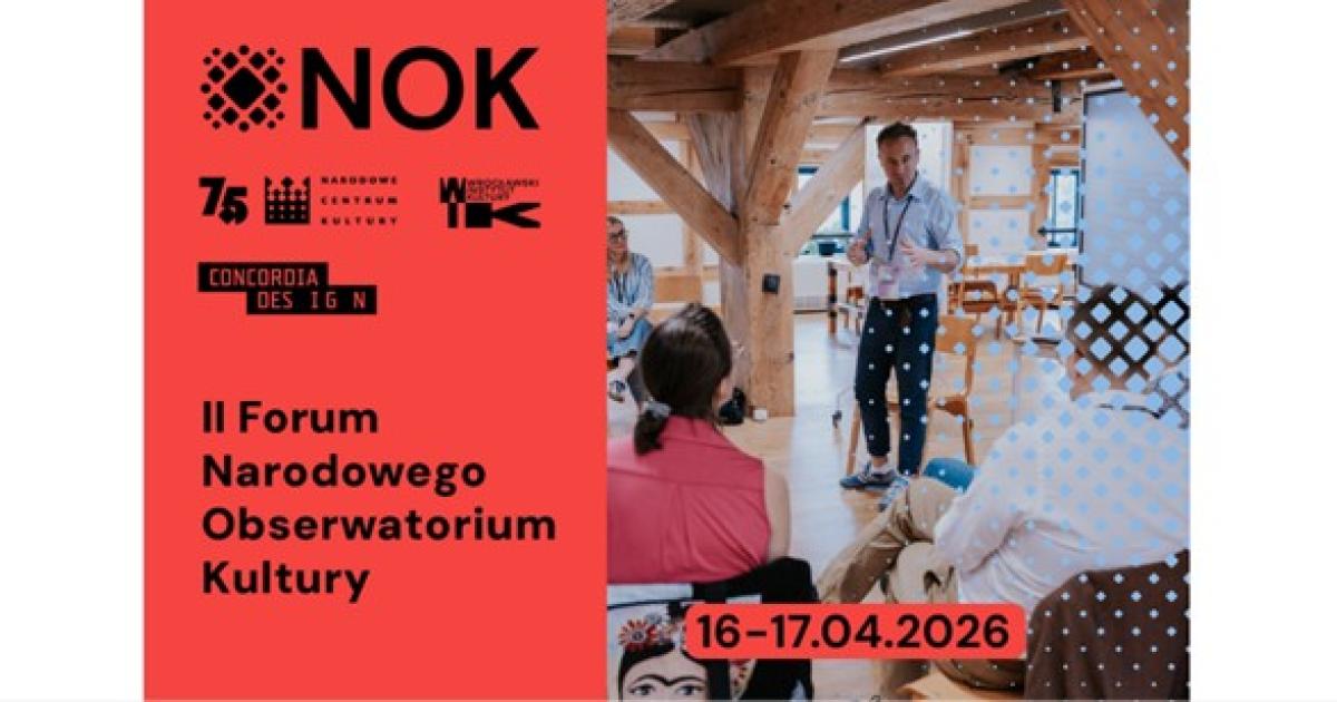 Jak badać kulturę w Polsce? Eksperci z całej Polski spotkają się na II Forum Narodowego Obserwatorium Kultury
