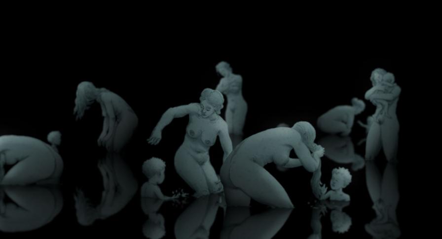 Kadr z filmu Piotra Dumały "Hipopotamy"