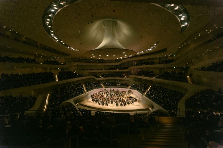 Elbphilharmonie, Hamburg, sala koncertowa