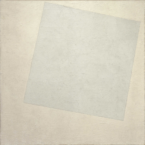 White on White, Malevich, 1918, minimalizm w sztuce