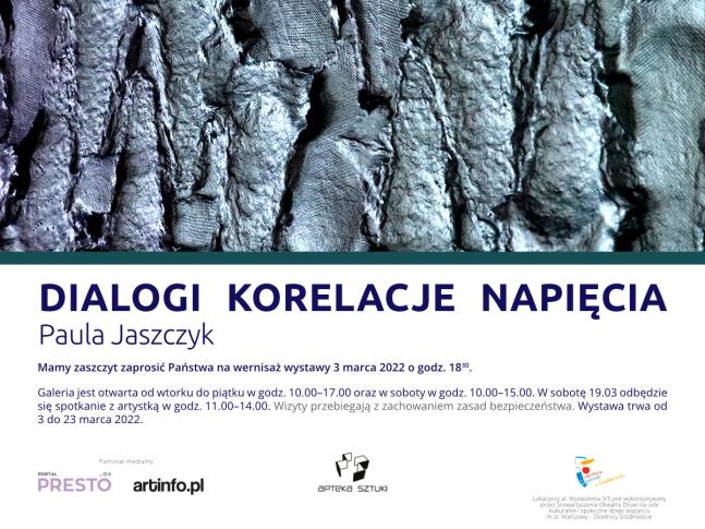 Wystawa Pauli Jaszczyk w galerii Apteka Sztuki