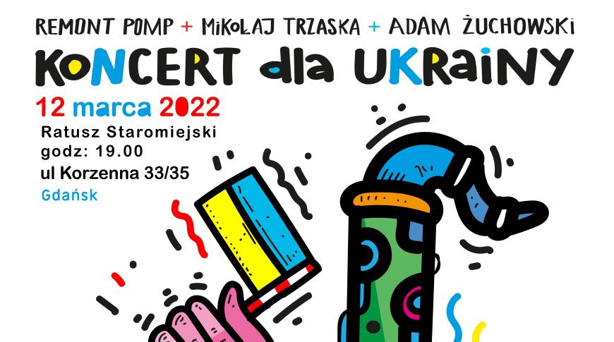 Mikołaj Trzaska i Remont Pomp zagrają  w Gdańsku dla Ukrainy
