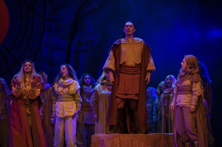 Iwona Socha (Liu), Tomasz Kuk (Kalaf), Chór Opery Krakowskiej