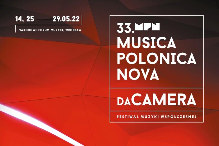 33. Musica Polonica Nova 2022 Festiwal Polskiej Muzyki Współczesnej  - program