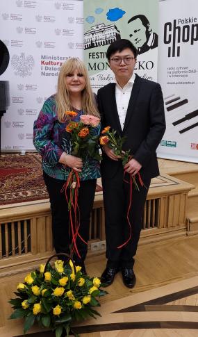 Jolanta Pszczółkowska-Pawlik i Hu Han