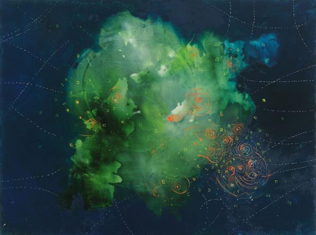 Collision11, 90x120,olej na płótnie, 2012 foto dzięki uprzejmości galerii aTAK