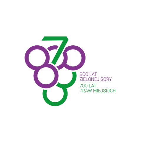 Zwycięskie logo jubileuszu Zielonej Góry