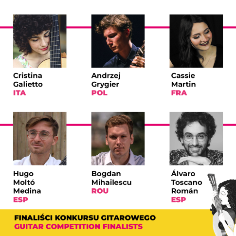 Znamy finalistów XVIII Międzynarodowego Konkursu Gitarowego im. Jana Edmunda Jurkowskiego
