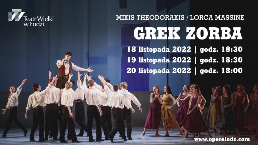 Grek Zorba teatr wielki w łodzi