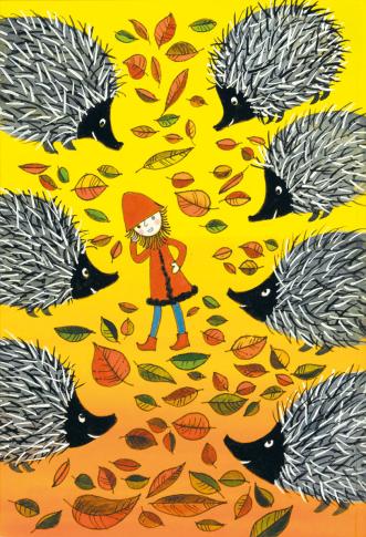 Witwicki Zdzisław, ilustracja Z przygód krasnala Hałabały, technika mieszana, papier, 22x16cm