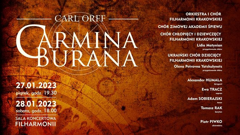 Dwustu wykonawców Carminy burany w Filharmonii Krakowskiej