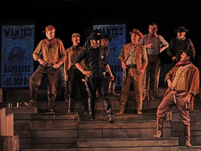 Dziewczyna z dzikiego zachodu, Teatr Wielki w Łodzi, fot. Joanna Miklaszewska