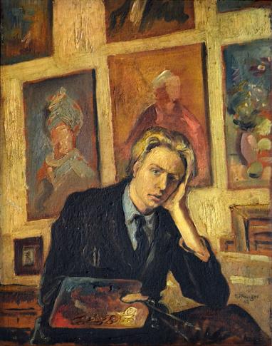 Wojciech Fangor, autoportret