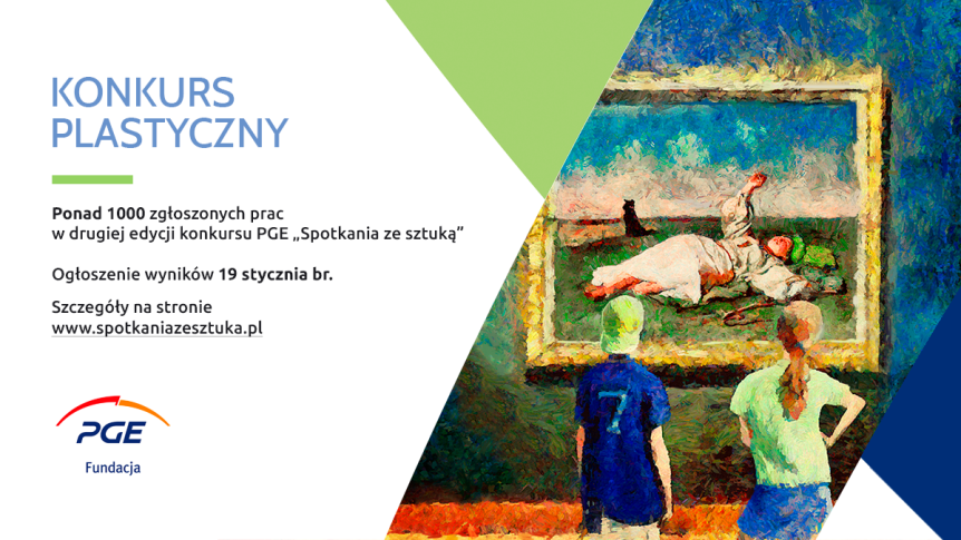 Ponad 1000 zgłoszonych prac w drugiej edycji konkursu PGE „Spotkania ze sztuką”