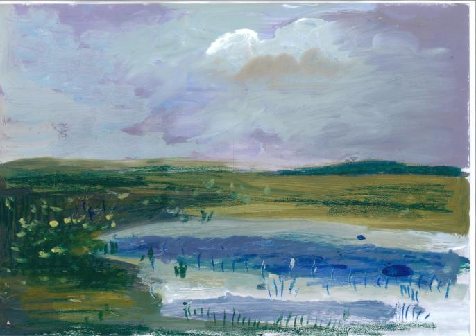 Praca biorąca udział w konkursie Fundacji PGE „Spotkania ze sztuką”