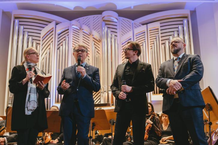 Agnieszka Malatyńska-Stankiewicz, Krzysztof Ingarden, Tomasz Konior oraz dyr. FK Mateusz Prendota