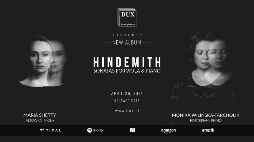 Hindemith – sonaty altówkowe na nowej płycie DUX