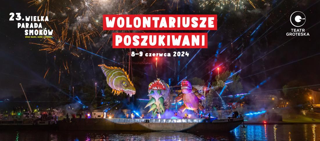 Zostań wolontariuszem podczas 23. Wielkiej Parady Smoków