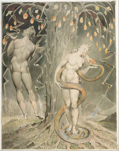 William Blake, Kuszenie Ewy