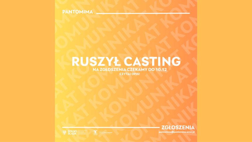 Casting do premiery w reżyserii Małgorzaty Wdowik