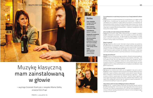 Numer 14 – Muzyczny coming-out