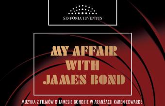 Plakat Sinfonii Iuventus, kocert z muzyką z filmów o Jamesie Bondzie