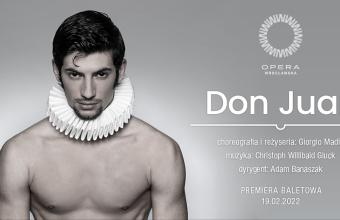 Spektakl baletowy Don Juan w Operze Wrocławskiej