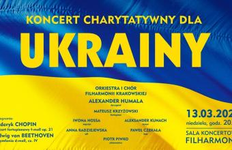 koncert charytatywny dla Ukrainy w Filharmonii Krakowskiej