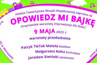 OPOWIEDZ MI BAJKĘ:  Ursynowskie warsztaty improwizacji dla dzieci