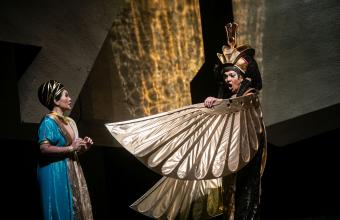 Soojin Moon Sebastian(Aida), Małgorzata Walewska(Amneris), Opera Bałtycka