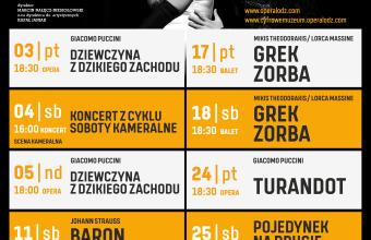 Marzec 2023 w Teatrze Wielkim w Łodzi