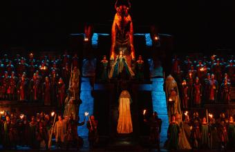 Verdi „Nabucco”; fot. Marty Sohl / Met Opera