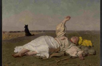 "Babie lato" 1875 olej, płótno;  Muzeum Narodowe w Warszawie