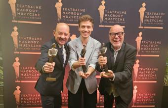 Piotr Sułkowski, Marcin Franc, Daniel Wyszogrodzki, mat. pras. Opery Krakowskiej