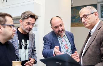 od lewej Karol Kościński, Marek Hojda, Miłosz Bembinow i Mitko Chatalbashev, fot. Jacek Koślicki