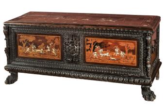 Skrzynia, Niemcy, ok. 1860-1890, Muzeum Narodowe we Wrocławiu