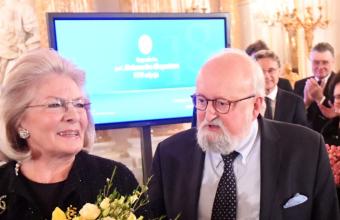 <p>Elżbieta i Krzysztof Pendereccy</p>