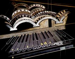 Viola Organista, instrument wg projektu Leonarda Da Vinci