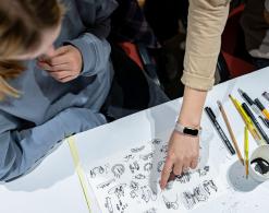 Bałtyckie Spotkania Ilustratorów w Gdańsk, lekcja rysunku