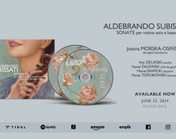 Aldebrando Subissati – muzyka z dworu króla Jana Kazimierza na nowej płycie DUX