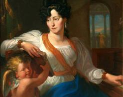 Portret Marii Szymanowskiej autorstwa Walentego Wańkowicza (1828 r.)