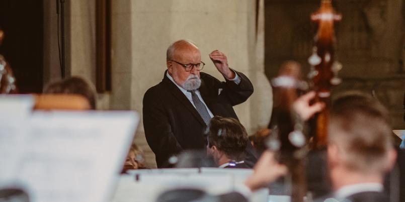 Krzysztof Penderecki podczas wykonania Credo w 2018 roku_fot. K. Schubert