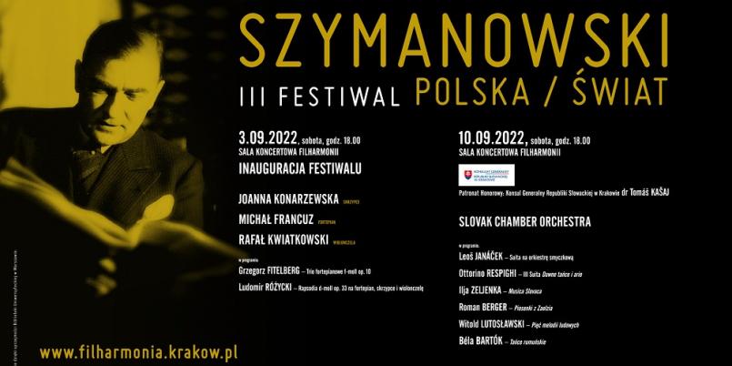Otwarcie III edycji Festiwalu Szymanowski / Polska / Świat