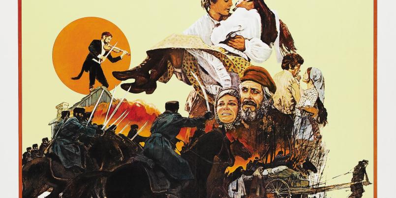 skrzypek na dachu, plakat