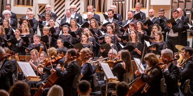 Orkiestra i Chór Filharmonii Krakowskiej fot. K. Kalinowski