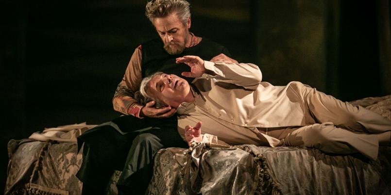 Ryszard Minkiewicz (Edrisi), Leszek Skrla (Roger)_fot. K. Mystkowski, KFP, arch. Opery Bałtyckiej