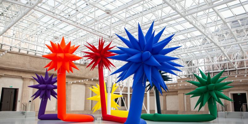 Otto Piene, Długie gwiazdy, 2014, fot. Magdalena Lorek